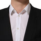 Dolce & Gabbana Black Wool Single Breasted Blazer Jacket