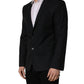 Dolce & Gabbana Black Wool Single Breasted Blazer Jacket