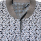 Dolce & Gabbana Light Blue Cotton Car Print Bomber Jacket