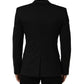 Dolce & Gabbana Black Wool Single Breasted Blazer Jacket