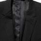 Dolce & Gabbana Black Wool Single Breasted Blazer Jacket