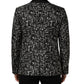 Dolce & Gabbana Black Crystal Embellished Coat Blazer Jacket