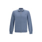 Brunello Cucinelli Blue Cashmere Cardigan