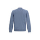 Brunello Cucinelli Blue Cashmere Cardigan