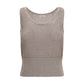 Brunello Cucinelli Beige Cotton Tank Tops