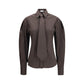 Brunello Cucinelli Brown Cotton Dress Shirt