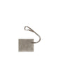 Brunello Cucinelli Gray Calf Leather Bos Taurus Keychain