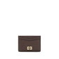 Ganni Brown Recycled Polyester Wallet