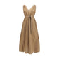 Brunello Cucinelli Beige Cotton Casual Dress