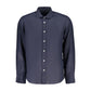 North Sails Blue Linen Men's Shirt