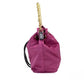 Versace Small Dahlia Nylon Medusa Pendant Bucket Chain Crossbody Bag Purse