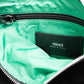 Versace Large Black Nylon Fabric Medusa Convertible Pouch Clutch Wristlet Bag