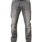 GF Ferre Gray Washed Mid Waist Straight Men Denim Trouser Jeans
