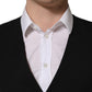 Dolce & Gabbana Black Wool Single Breasted Waistcoat Vest