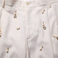 Dolce & Gabbana White Wool Slim Fit Formal 2 Piece Men Suit