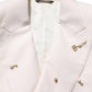 Dolce & Gabbana White Wool Slim Fit Formal 2 Piece Men Suit