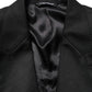 Dolce & Gabbana Black Wool Slim Fit Formal 2 Piece Men Suit