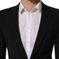 Dolce & Gabbana Black Wool Slim Fit Formal 2 Piece Men Suit
