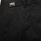 Dolce & Gabbana Black Cotton Straight Leg DressTrouser Pants