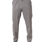Dolce & Gabbana Gray Wool Tapered Men Dress Trouser Pants