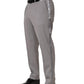 Dolce & Gabbana Gray Wool Tapered Men Dress Trouser Pants