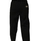 Dolce & Gabbana Black Mid Waist Straight Men Trouser Pants