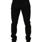 Dolce & Gabbana Black Cotton Stretch Skinny Men Denim Jeans