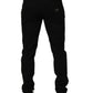 Dolce & Gabbana Black Cotton Stretch Skinny Men Denim Jeans