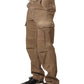Dolce & Gabbana Brown Mid Waist Cargo Straight Trouser Pants