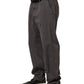 Dolce & Gabbana Dark Gray MidWaist Straight Men Trouser Pants