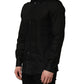 Dolce & Gabbana Black MARTINI Long Sleeves Linen Dess Shirt