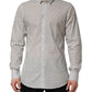Dolce & Gabbana White Logo GOLD Long Sleeves Dress Shirt