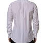 Dolce & Gabbana White MARTINI Long Sleeves Men Dress Shirt