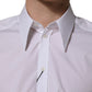 Dolce & Gabbana White MARTINI Long Sleeves Men Dress Shirt