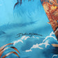 Dolce & Gabbana Blue Silk Twill Hawaiian GraphicPrint Shirt