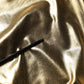 Dolce & Gabbana Gold Metallic Polyester Skinny Trousers Pants