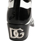 Dolce & Gabbana Black White Zebra Knee High Men Boots Shoes