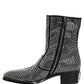 Dolce & Gabbana Black Crystal Embellished Ankle Boots Shoes