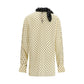 Valentino Beige Silk Blouse