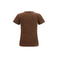 Ganni Brown Cotton T-Shirt