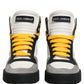 Dolce & Gabbana Multicolor Leather High Top Sneakers Shoes