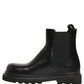 Dolce & Gabbana Black Chelsea Boots Leather Slip On Men Shoes