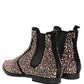 Dolce & Gabbana Silver Embellished Chelsea Ankle Boots Shoes
