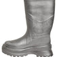 Dolce & Gabbana Metallic Silver Pull On Rain Boots Men Shoes
