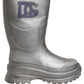 Dolce & Gabbana Metallic Silver Pull On Rain Boots Men Shoes