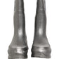 Dolce & Gabbana Metallic Silver Pull On Rain Boots Men Shoes