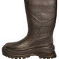 Dolce & Gabbana Bronze PVC Pull On Rain Boots Men Shoes