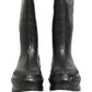 Dolce & Gabbana Black PVC Pull On Rain Boots Men Shoes