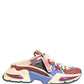 Dolce & Gabbana Multicolor Low Top Airmaster Sneakers Shoes