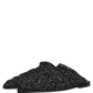 Dolce & Gabbana Black Mules Slides Slippers Men Flats Shoes